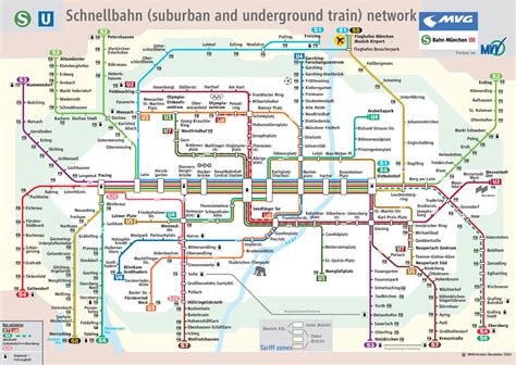 Munchen U Bahn Train Map Subway Map Metro Map | Images and Photos finder