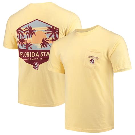 Men's Yellow Florida State Seminoles Landscape Shield Comfort Colors ...