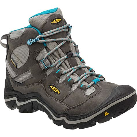 KEEN Women's Durand Mid WP Hiking Boots, Gargoyle