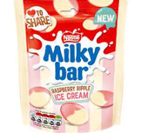 Nestle Milkybar Raspberry Ripple Ice Cream - The Queen's Pantry