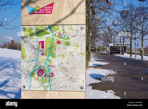 Queen elizabeth olympic park map hi-res stock photography and images ...