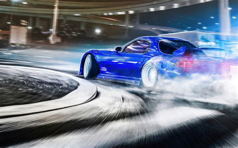 3840x2400 Mazda Rx7 Drifting 4k 4K ,HD 4k Wallpapers,Images,Backgrounds ...