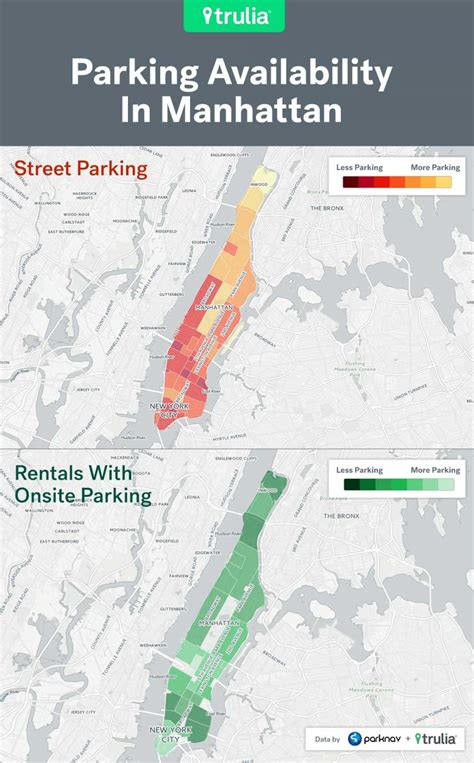 Manhattan street parking map - NYC street parking map Manhattan (New ...