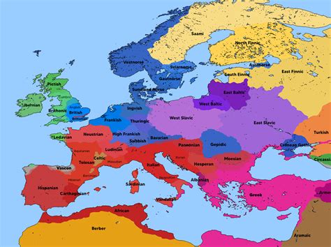 Map Of Europe 1000 Bc - Gisele Ermentrude