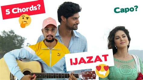 Ep-190 | Ijazat Guitar Lesson | Arijit Singh | Ijazat Guitar Chords ...