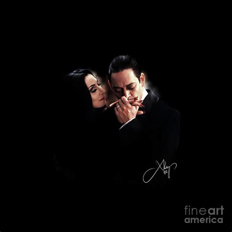 Morticia and Gomez Painting by Xbalanque BR - Fine Art America