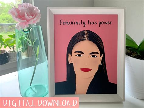 AOC Art Print Digital Download | Etsy