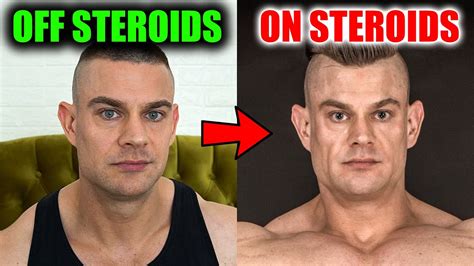 Steroids Before And After physical and physiological changes