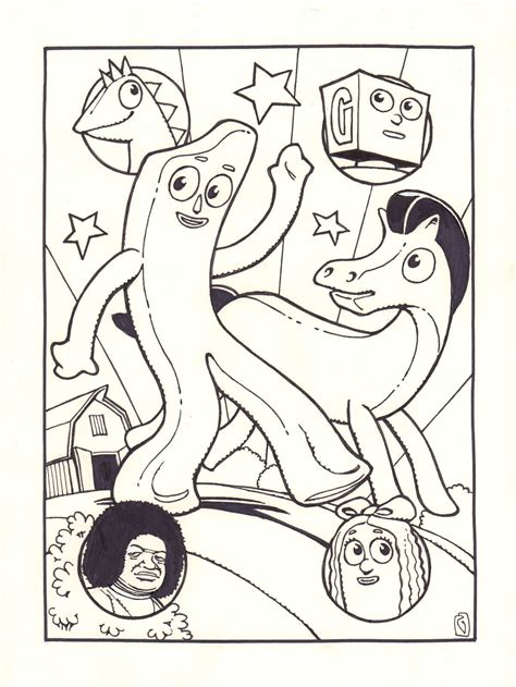 Gumby & Pokey Cover Art - Signed art by Rick Geary | Comic Collectibles ...