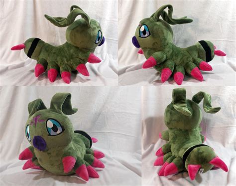 Digimon - Life size Wormmon custom plush by KitamonPlush on DeviantArt