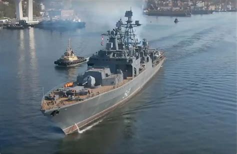 Russian Navy modernized Marshal Shaposhnikov destroyer will start sea ...