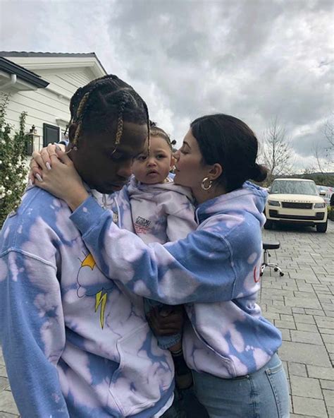 Kylie Jenner Films Stormi Wearing Travis Scott Shirt After Split