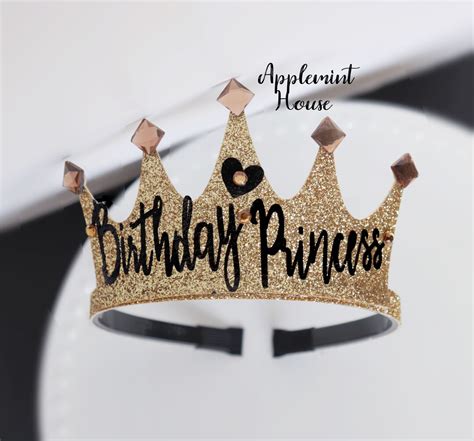 Birthday Crown, Personalized Crown, Personalized Birthday Crown, Women ...