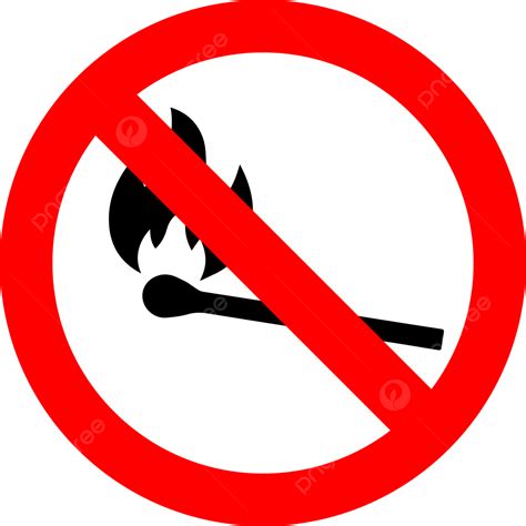 Stop Do Not Open Fire Vector Sign, Fire, Sign, Vector PNG and Vector ...