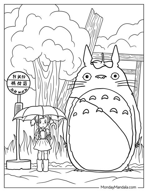 22 Studio Ghibli Coloring Pages (Free PDF Printables)