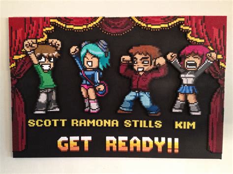 Scott Pilgrim Select-A-Character - Pixel Art Shop