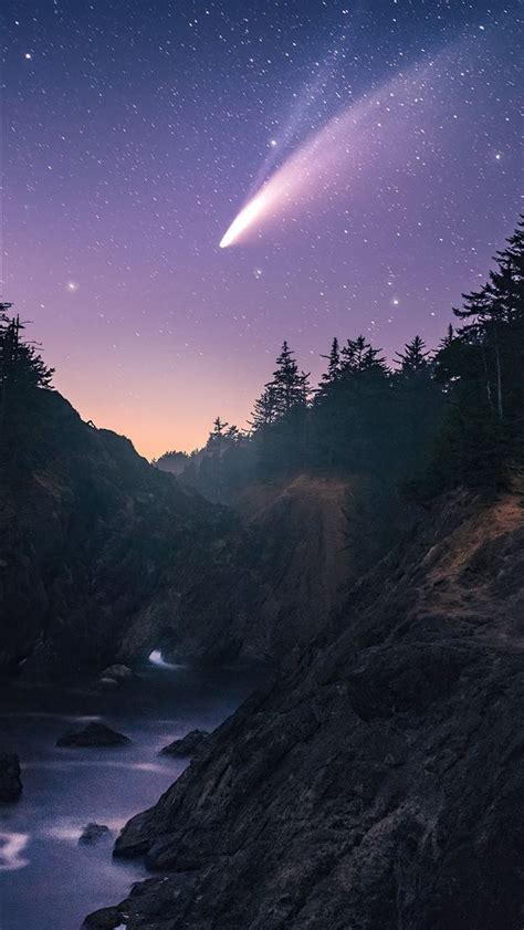 star shines bright on the oregon coast 4k iPhone Wallpapers Free Download