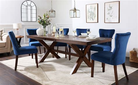 Dark Wood Dining Table With Black Chairs / Kingston Round Dark Wood ...