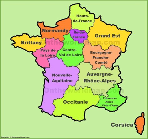 Historic Regions Of France