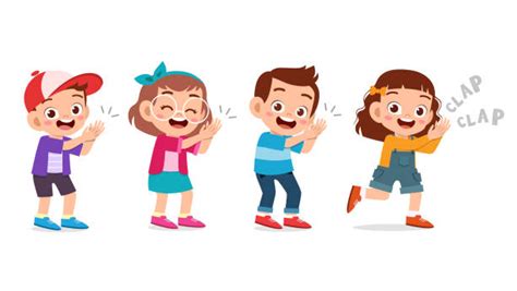 Kids Clapping Illustrations, Royalty-Free Vector Graphics & Clip Art ...