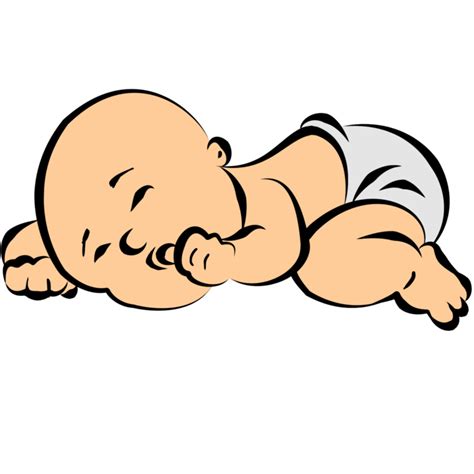 Free sleeping baby clipart image clip art - Clipartix