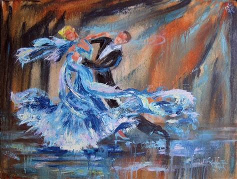 Ballroom Dance Painting at PaintingValley.com | Explore collection of ...