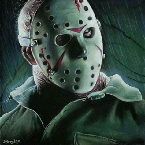 Jason Voorhees Painting by Lorna Stephens - Pixels