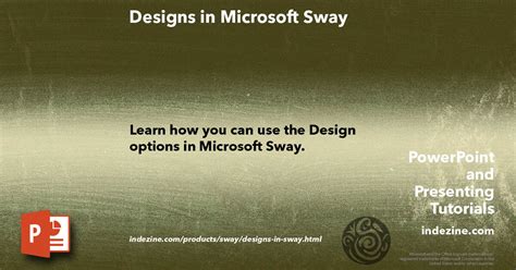 Designs in Microsoft Sway