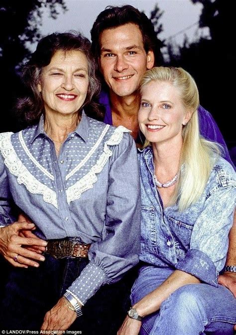 Patrick Swayze, with L,-Mom-Patsy, & R,-Wife-Lisa Dirty Dancing ...