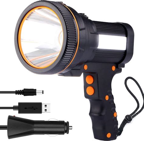 Projecteur Super Lumineux 7000 Lumens Lampe de Poche LED étanche ...