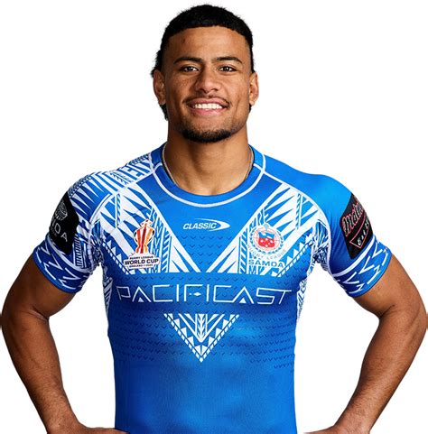 Official Rugby League World Cup profile of Stephen Crichton for Samoa ...