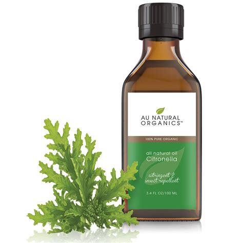 Citronella Oil - 3.4oz (100ml) - - Clove Bud Oil - AU Natural Organics