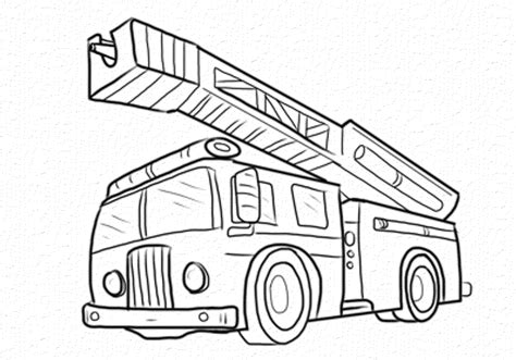 Fire Truck Coloring Pages Pdf at GetColorings.com | Free printable ...