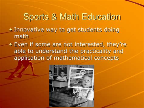 PPT - Math and Sports PowerPoint Presentation, free download - ID:2970697