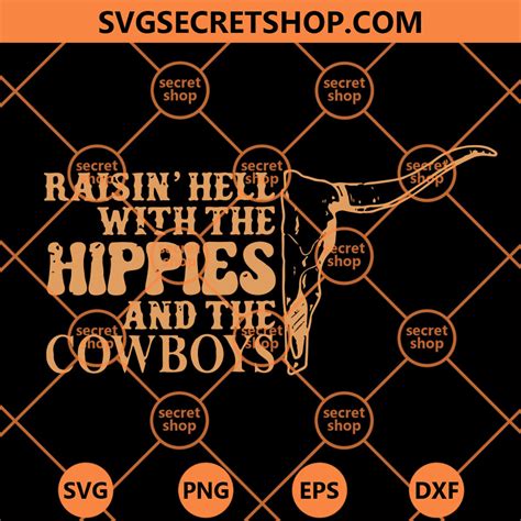 Cody Jinks Tour 2023 SVG, Raisin' Hell With The Hippes And The Cowboys ...