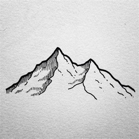 Simple Mountain Drawings