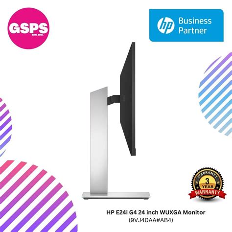 HP E24i G4 24 inch WUXGA Monitor - GS Premium Stores