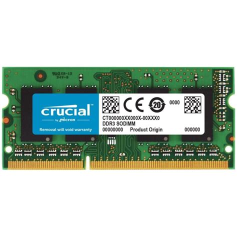 RAM DDR3L Laptop 16GB Crucial 1600Mhz (PC3L 12800 SODIMM 1.35V ...