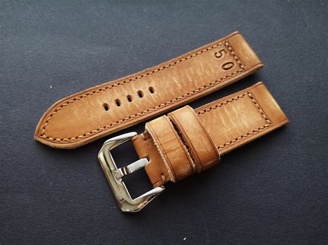 26mm handmade vintage style leather straps for Panerai | Etsy