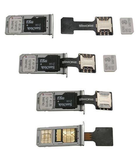 GADGETSMORE Hybrid SIM Slot Adapter. Avails You to Run 2 SIM and Micro ...