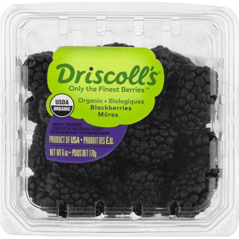 Driscoll's Organic Blackberries (6 oz) - Instacart