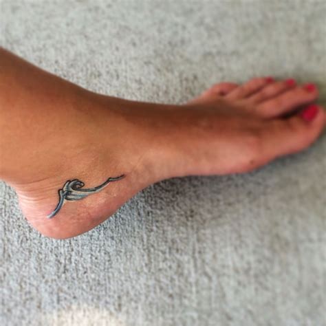 Ocean Foot Tattoo