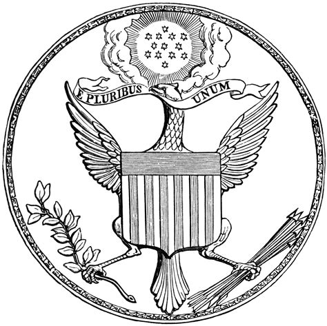 First Great Seal of the United States (Front) | ClipArt ETC