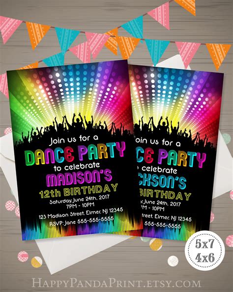 Dance Party Invitation - 15+ Examples, Illustrator, Word, Pages ...