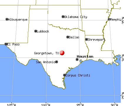 Georgetown, Texas (TX) profile: population, maps, real estate, averages ...