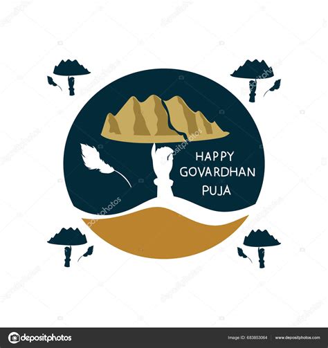 Happy Govardhan Puja Vector Illustration Stock Vector by ©luknaahmad12 ...