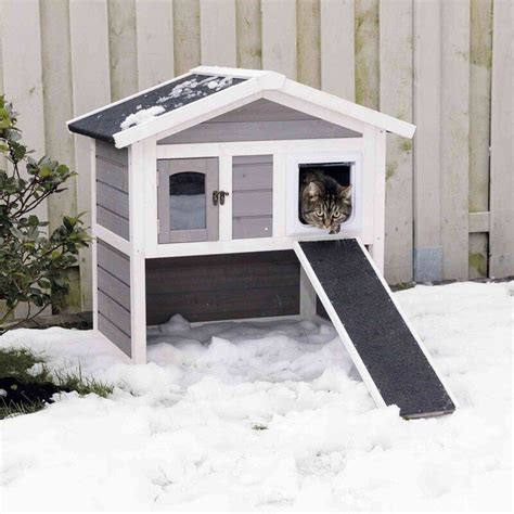 Cat House Outdoor Winter _ Cat House in 2020 | Cat house diy, Outdoor ...