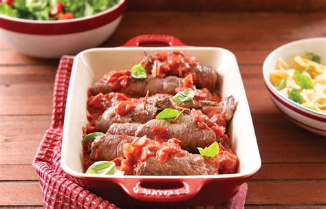 Beef olives in tomato sauce - Healthy Food Guide