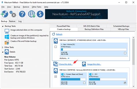 Alternativa de Macrium Reflect para clonar HD e SSD ou migrar SO - EaseUS