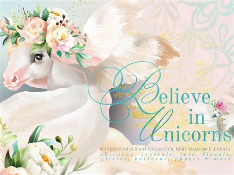 Believe In Unicorns by Graphics Collection on Dribbble